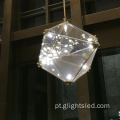 Creative Personality Hotel Glass Crystal Candelier